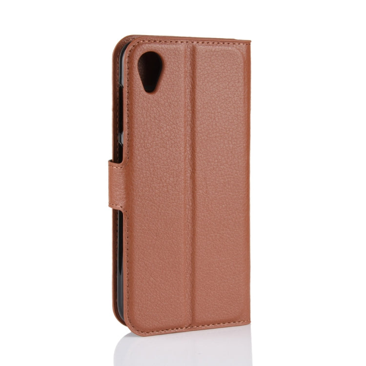 Litchi Texture Horizontal Flip Leather Case for  Asus ZenFone Live (L1) ZA550KL, with Wallet & Holder & Card Slots