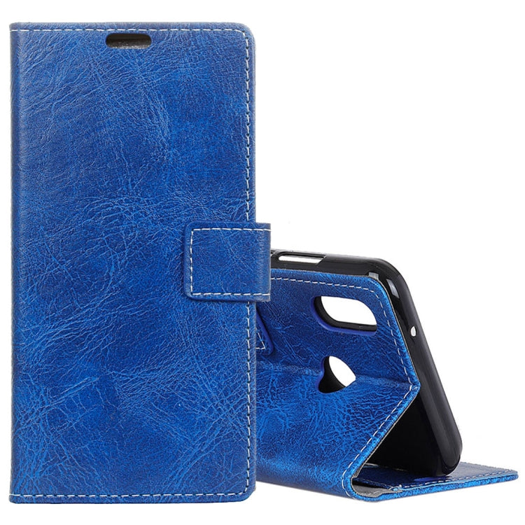 For Asus Zenfone Max (M1) ZB555KL Retro Crazy Horse Texture Horizontal Flip Leather Case with Holder & Card Slots & Wallet & Photo Frame