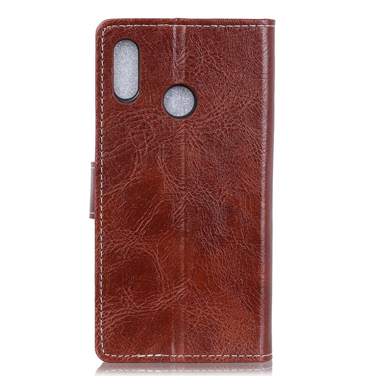 For Asus Zenfone Max (M1) ZB555KL Retro Crazy Horse Texture Horizontal Flip Leather Case with Holder & Card Slots & Wallet & Photo Frame