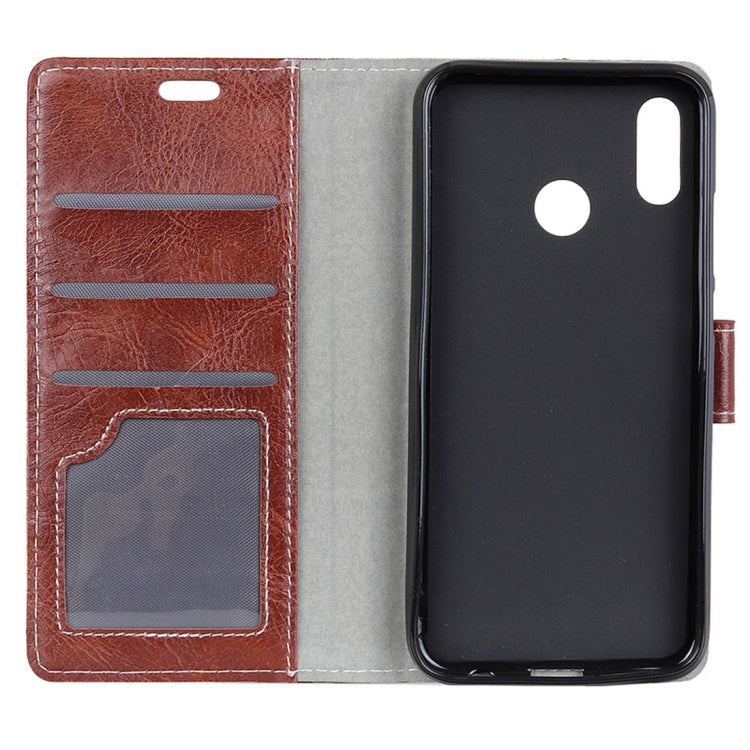 For Asus Zenfone Max (M1) ZB555KL Retro Crazy Horse Texture Horizontal Flip Leather Case with Holder & Card Slots & Wallet & Photo Frame