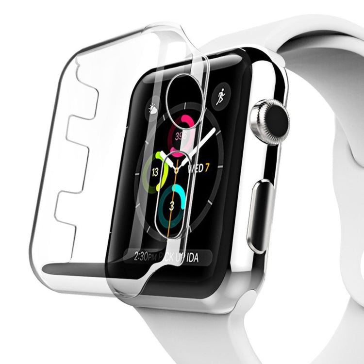 For Apple Watch Series 1 42mm Transparent PC Protective Case