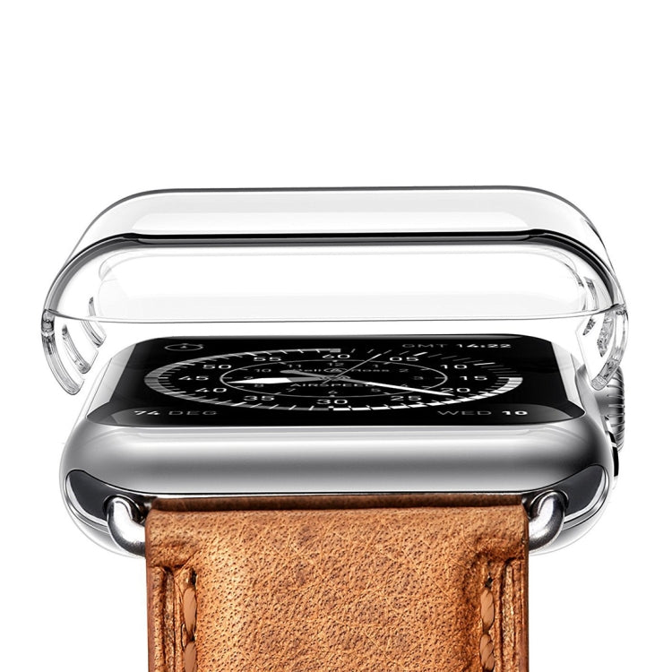For Apple Watch Series 1 42mm Transparent PC Protective Case