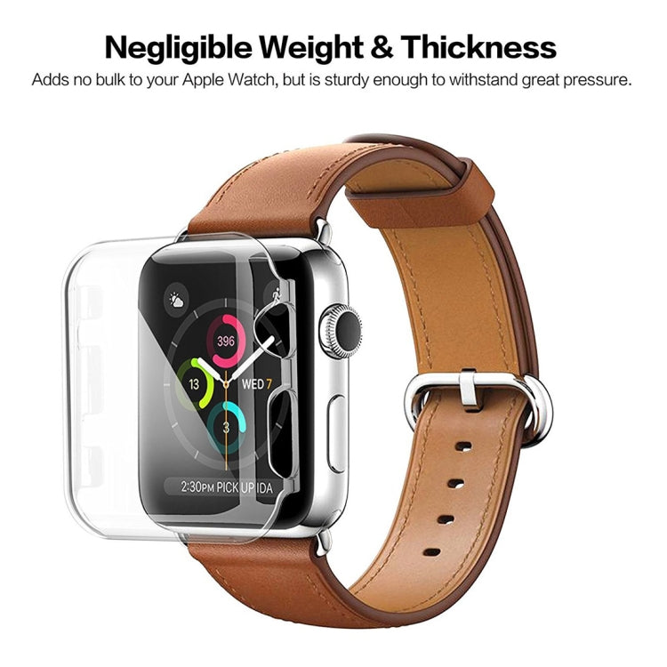 For Apple Watch Series 1 42mm Transparent PC Protective Case