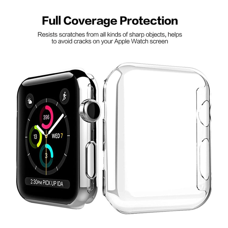 For Apple Watch Series 1 42mm Transparent PC Protective Case
