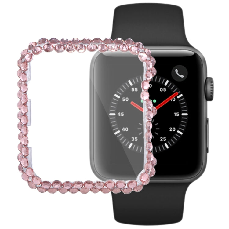 For Apple Watch Series 3 & 2 42mm PC Diamond Watch Protective Shell Case