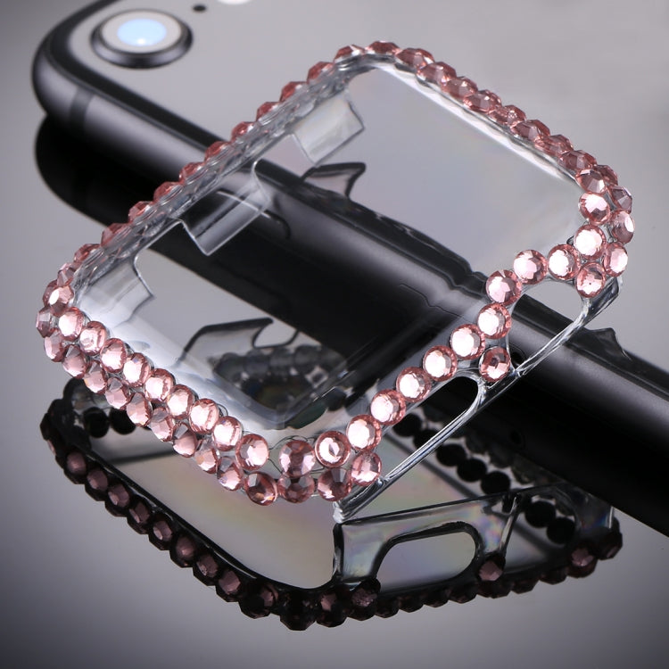 For Apple Watch Series 3 & 2 42mm PC Diamond Watch Protective Shell Case