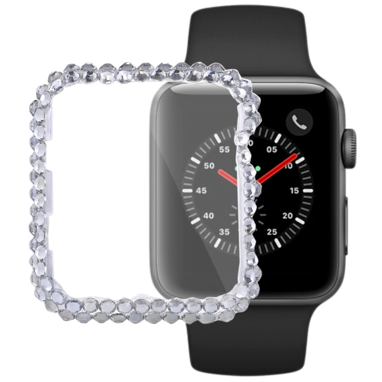 For Apple Watch Series 3 & 2 42mm PC Diamond Watch Protective Shell Case
