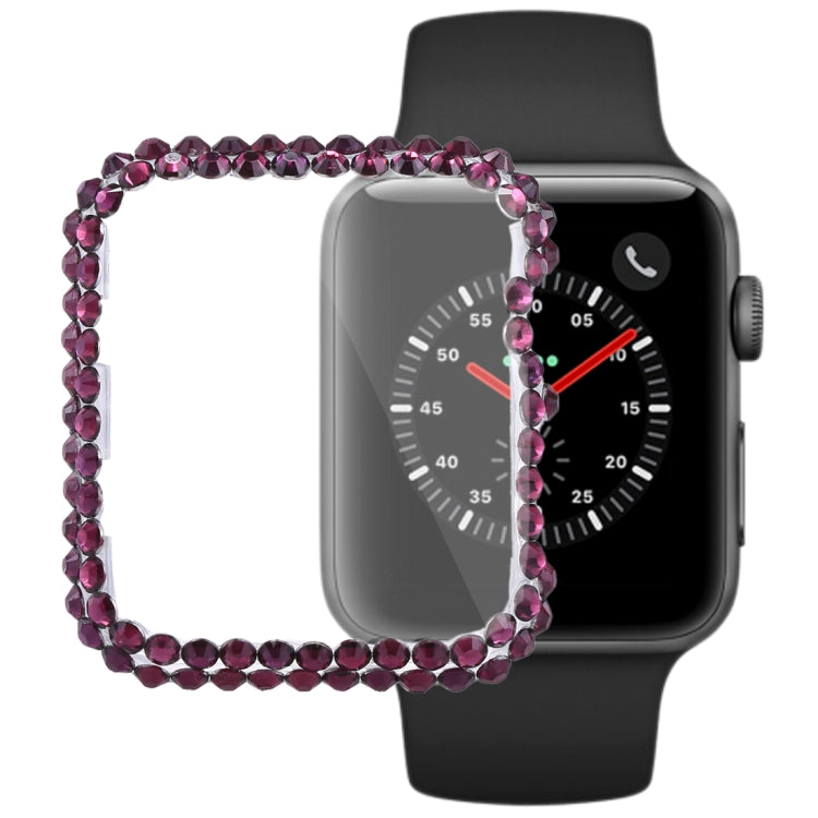 For Apple Watch Series 3 & 2 42mm PC Diamond Watch Protective Shell Case