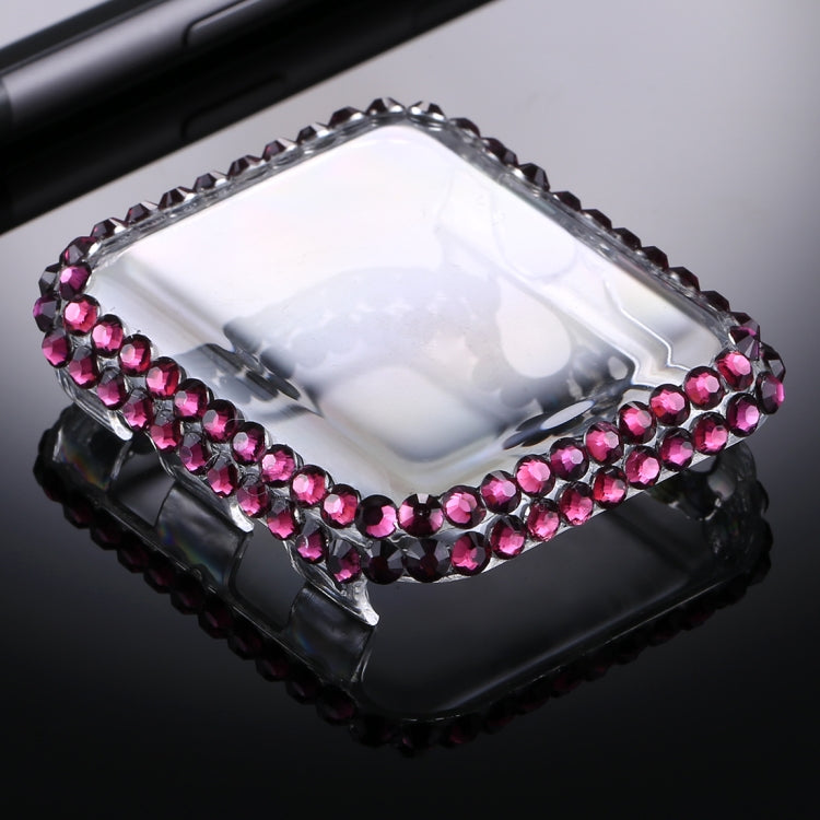 For Apple Watch Series 3 & 2 42mm PC Diamond Watch Protective Shell Case