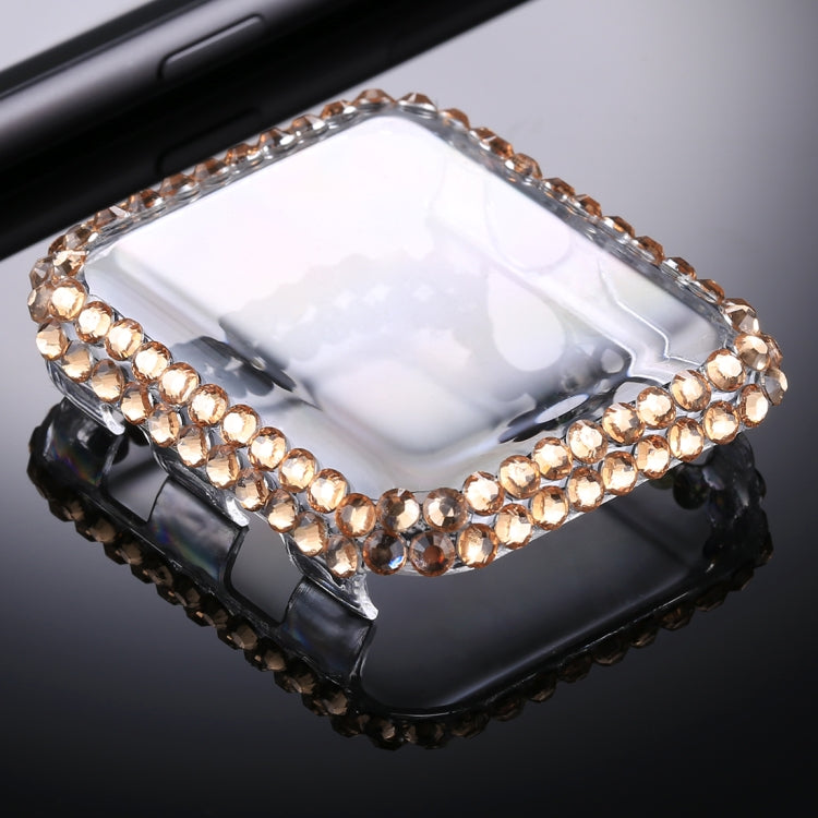 For Apple Watch Series 3 & 2 42mm PC Diamond Watch Protective Shell Case