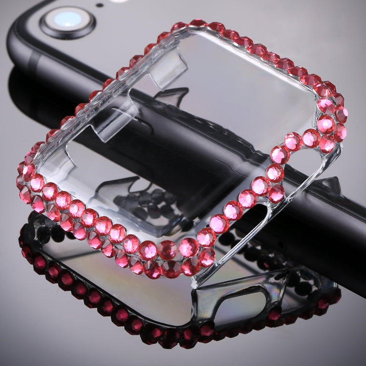 For Apple Watch Series 3 & 2 42mm PC Diamond Watch Protective Shell Case