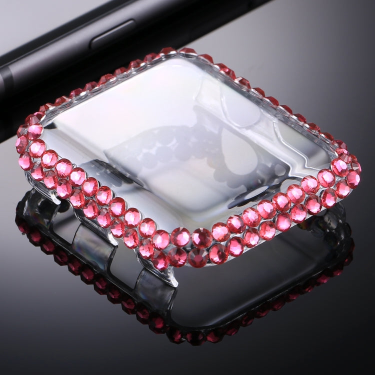 For Apple Watch Series 3 & 2 42mm PC Diamond Watch Protective Shell Case