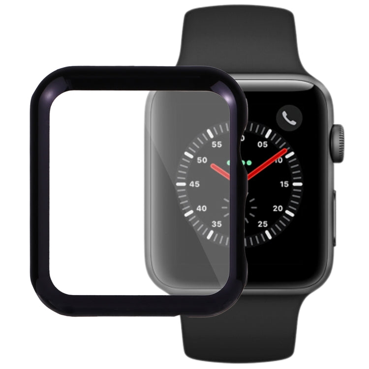 For Apple Watch Series 3 & 2 38mm PC Transparent Watch Protective Shell Case