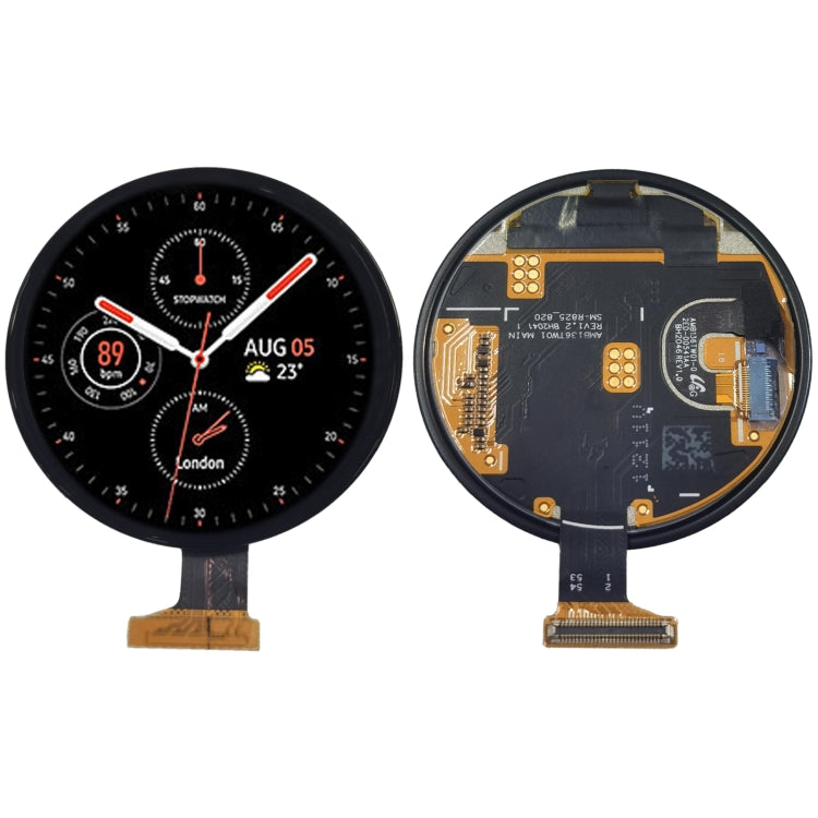 LCD Screen and Digitizer Full Assembly for Samsung Galaxy Watch Active2 44mm SM-R820 825