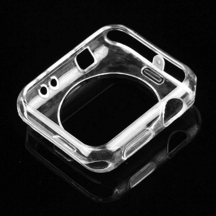 For Apple Watch Series 2 38mm Transparent Soft TPU Protective Case