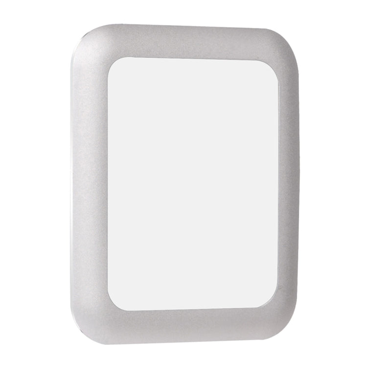 For Apple Watch Series 3 38mm 0.2mm 9H Surface Hardness 3D Edge Aluminum Alloy Frame Anti-scratch Full Coverage Tempered Glass Screen Protector
