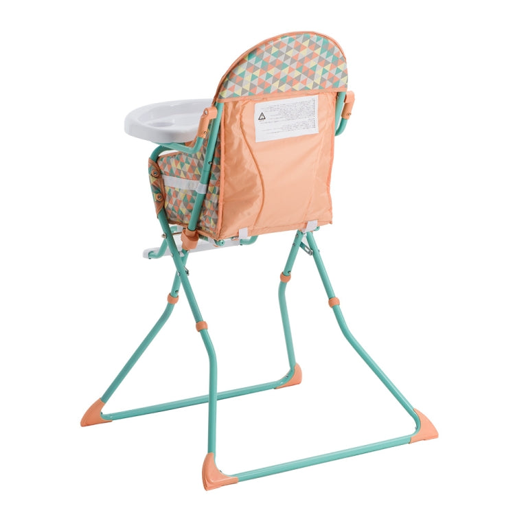 [JPN Warehouse] PVC Diamond Printing Pattern Foldable High-foot Baby Chairs Dining Chairs, Size: 103 x 67 x 65cm