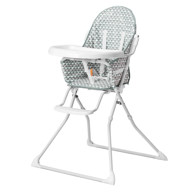 [JPN Warehouse] PVC Diamond Printing Pattern Foldable High-foot Baby Chairs Dining Chairs, Size: 103 x 67 x 65cm