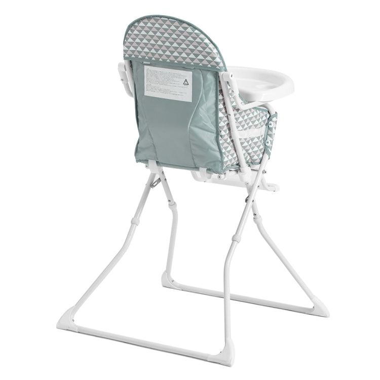 [JPN Warehouse] PVC Diamond Printing Pattern Foldable High-foot Baby Chairs Dining Chairs, Size: 103 x 67 x 65cm