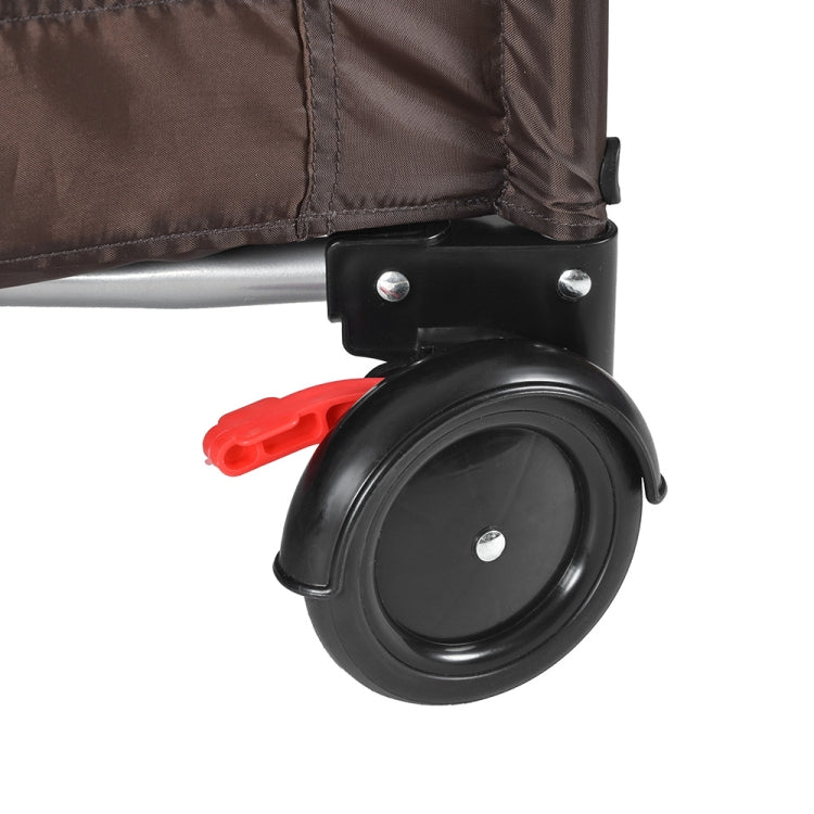 [JPN Warehouse] Portable Removable Rectangular Crib with Oxford Cloth Fence, Size: 100 x 74.5 x 69cm