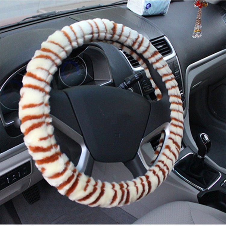 Plush Car Steering Wheel Cover