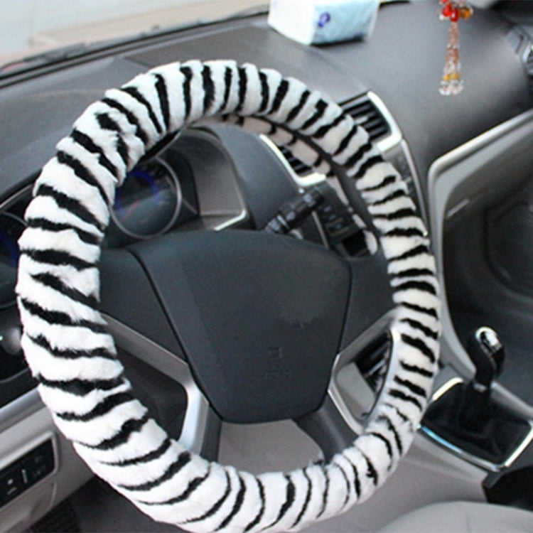 Plush Car Steering Wheel Cover