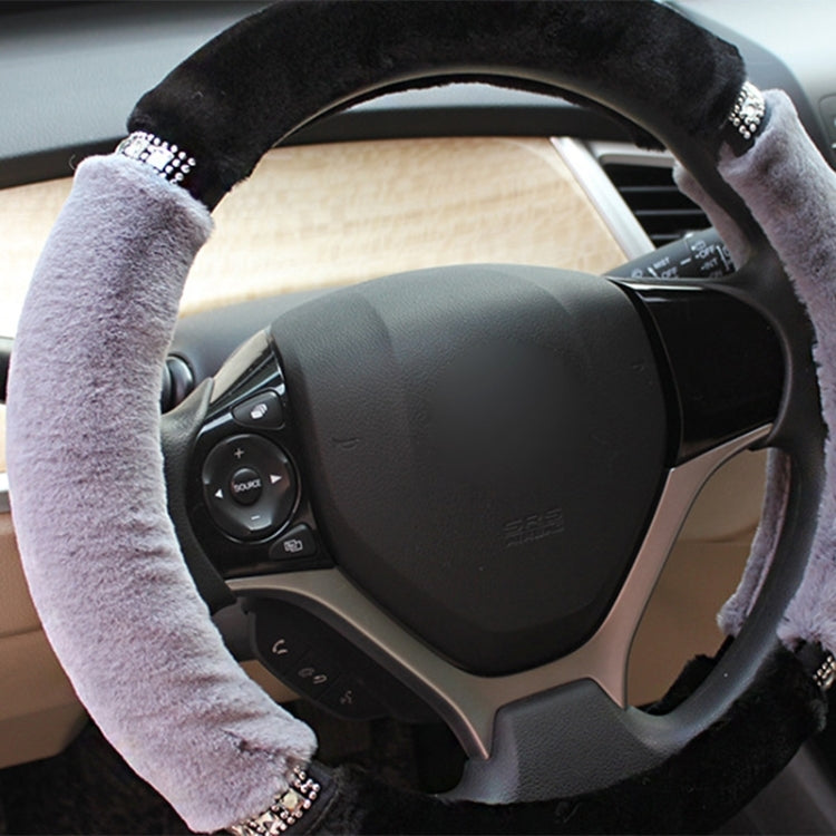 Diamond Cute Plush Steering Wheel Cover