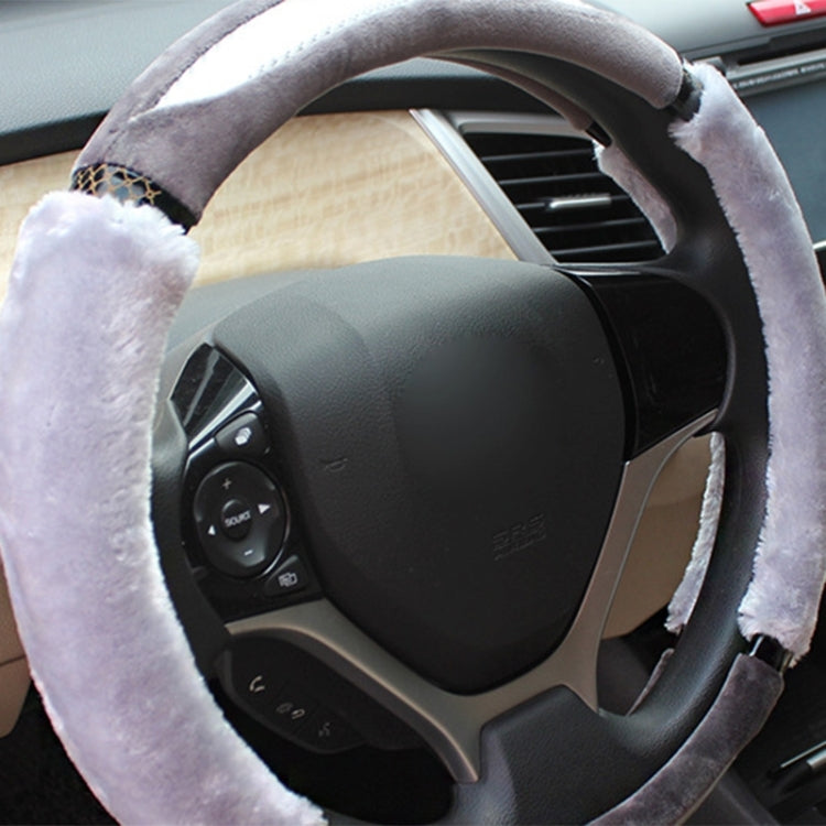 Carbon Fiber Plush Car Steering Wheel Cover To Cover