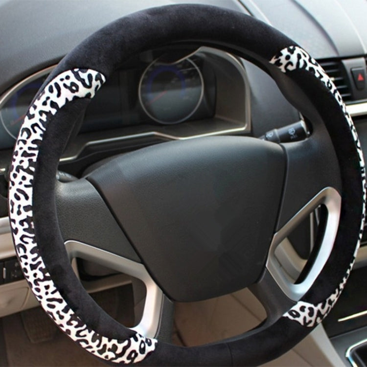 Personalized Leopard Stitching Steering Wheel Cover To Cover