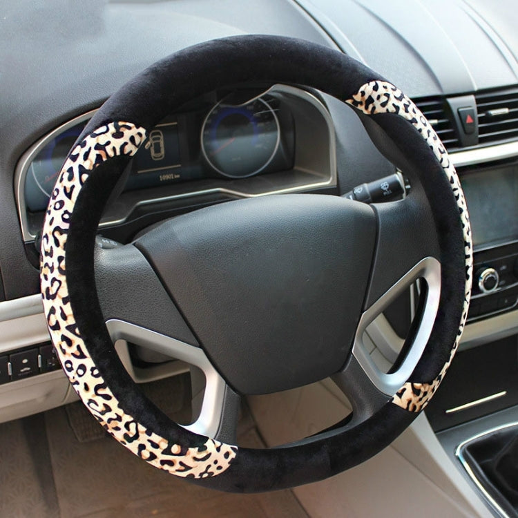 Personalized Leopard Stitching Steering Wheel Cover To Cover