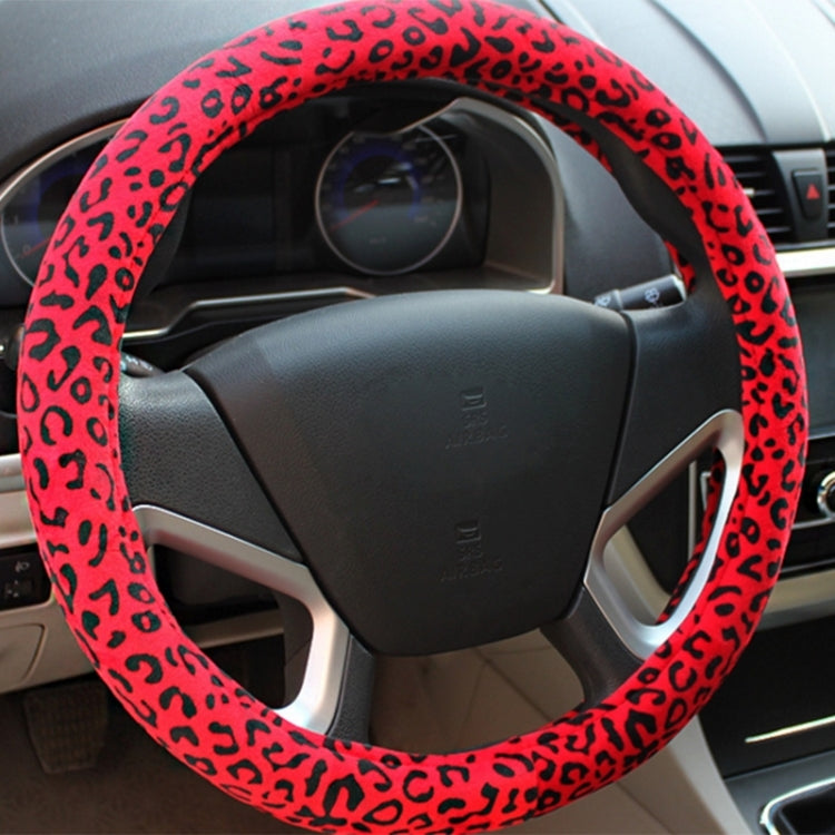 Full Leopard Car Steering Wheel Cover