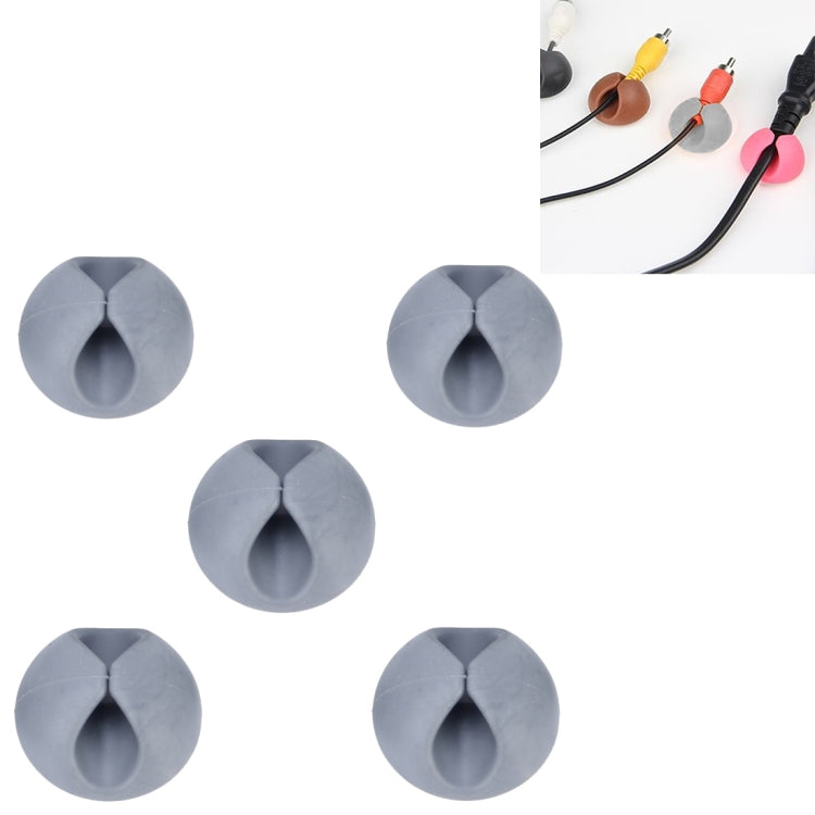 5 PCS Single Cable Clips, Cable Management System and Cord Organizer Solution