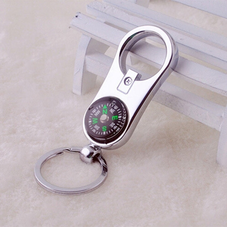 Ms. Male Compass Keychain
