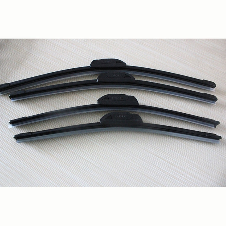 4 Pack Automotive Boneless Wiper Blades (Size: 400MM)