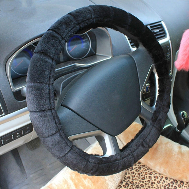 Plush Car Steering Wheel Cover To Keep Warm