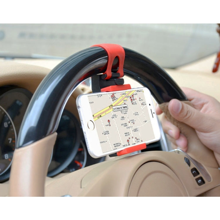 Steering Wheel Bracket Snaps Navigation, For iPhone, Galaxy, Huawei, Xiaomi, LG, HTC and Other Smart Phones