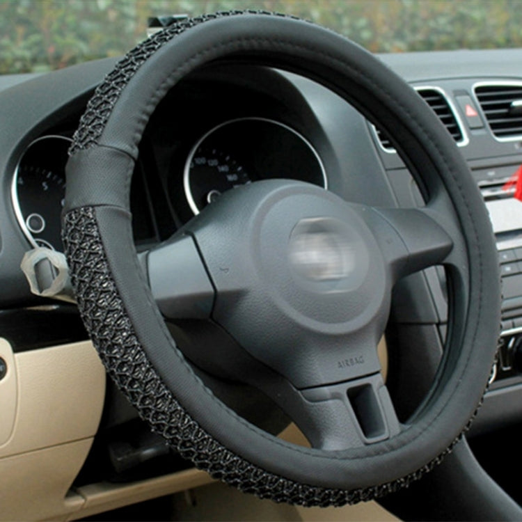 Steering Wheel Cover Ice Silk Gloves