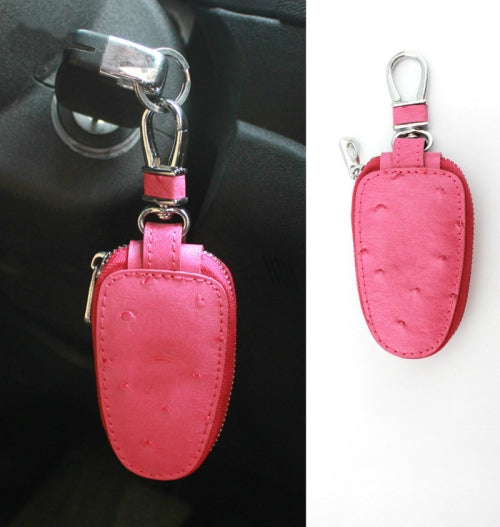 Universal Leather Key Cases Car Key Cases Ostrich Pattern