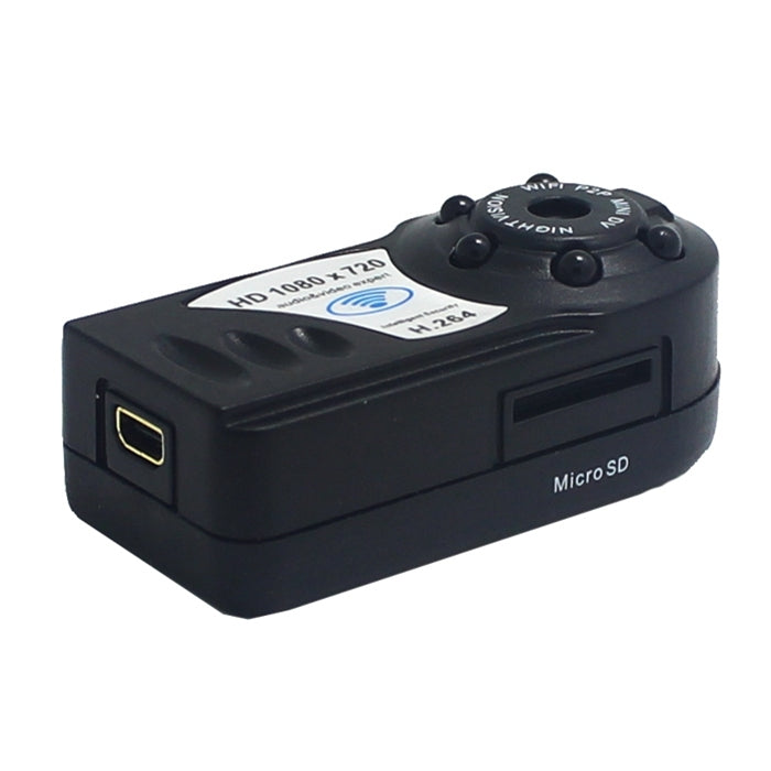Q8S Multi-devices HD 1080*720 Remote Wireless WiFi P2P Mini DV Phones Monitoring, Support Night Vision & Micro SD Card