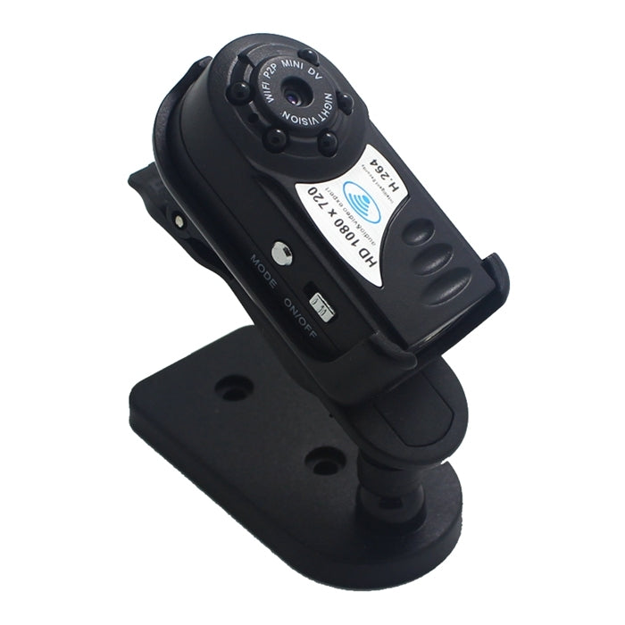 Q8S Multi-devices HD 1080*720 Remote Wireless WiFi P2P Mini DV Phones Monitoring, Support Night Vision & Micro SD Card