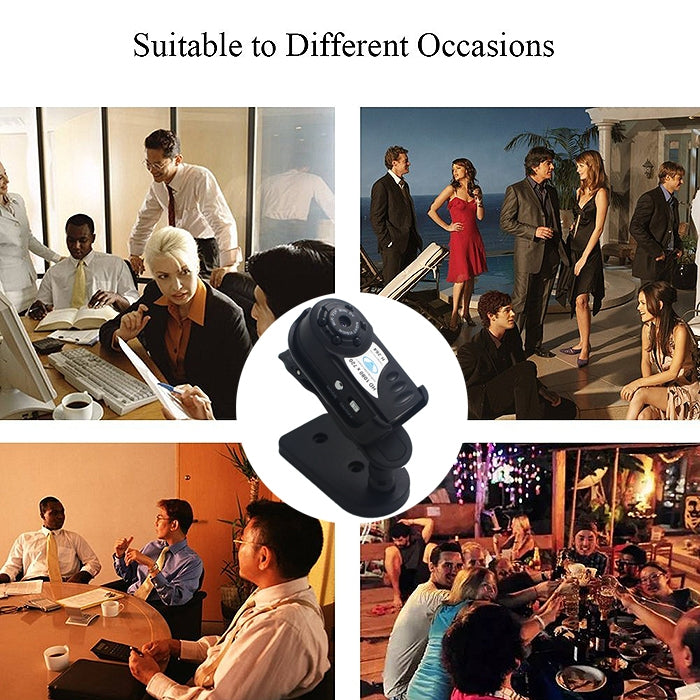 Q8S Multi-devices HD 1080*720 Remote Wireless WiFi P2P Mini DV Phones Monitoring, Support Night Vision & Micro SD Card