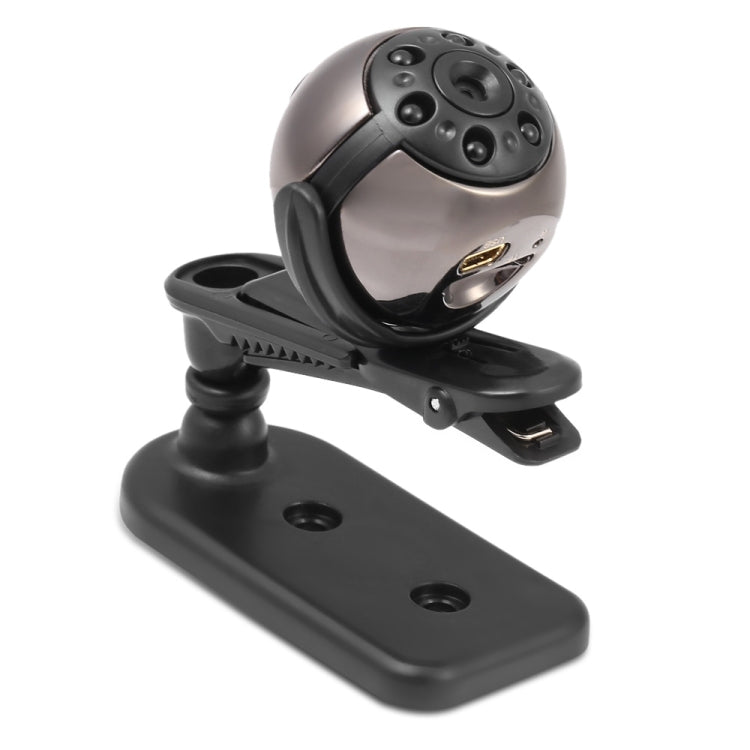 SQ9 HD 1080P Sports 360 Degree Rotation 6 Night Light Mini DV Camera, Support Motion Detection & Infrared Night Vision & TF Card (Max 32GB)