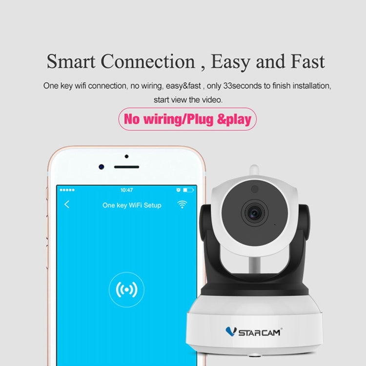 VSTARCAM C24S 1080P HD 2.0 Megapixel Wireless IP Camera, Support TF Card(128GB Max) / Night Vision / Motion Detection, AU Plug