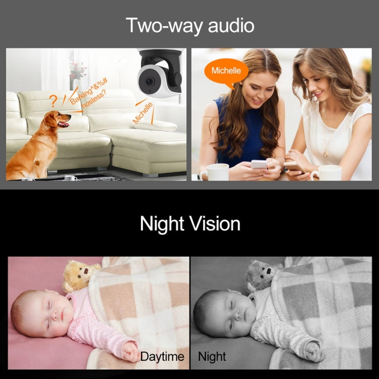 VSTARCAM C24S 1080P HD 2.0 Megapixel Wireless IP Camera, Support TF Card(128GB Max) / Night Vision / Motion Detection, EU Plug