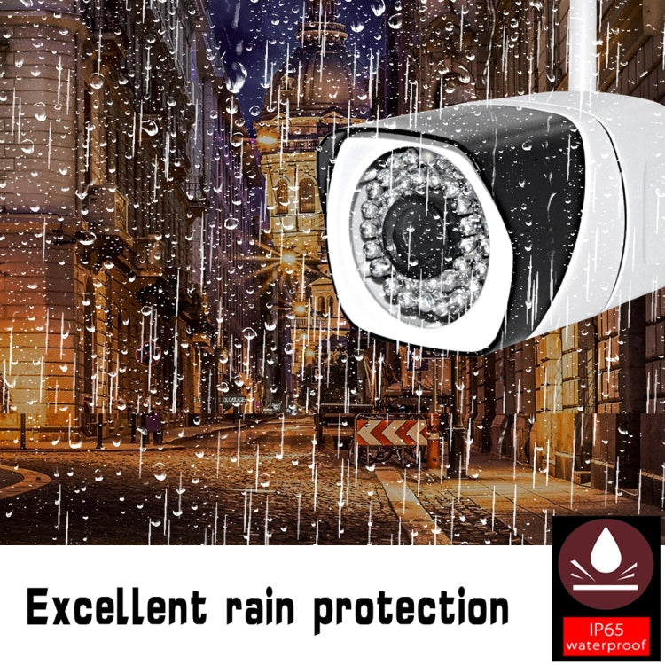 WQ-003 HD Network Video Camera WiFi IP Camera, Support SD Card (128GB Max)(White)