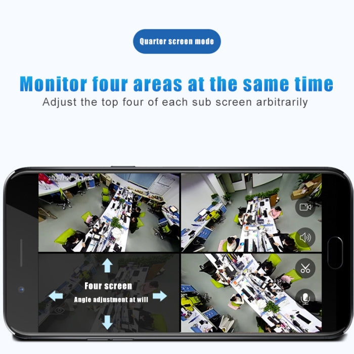 Difang DF-IPC008 1.3MP 360 Degree Rotating Smart Home HD WIFI Network Monitoring Panoramic Camera