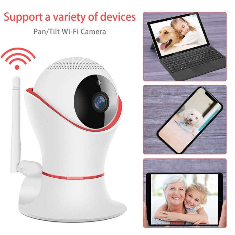 Difang DF-012CAM 1080P Wireless Camera HD Night Vision Smart Wifi Mobile Phone Remote Housekeeping Shop Monitor (Red)