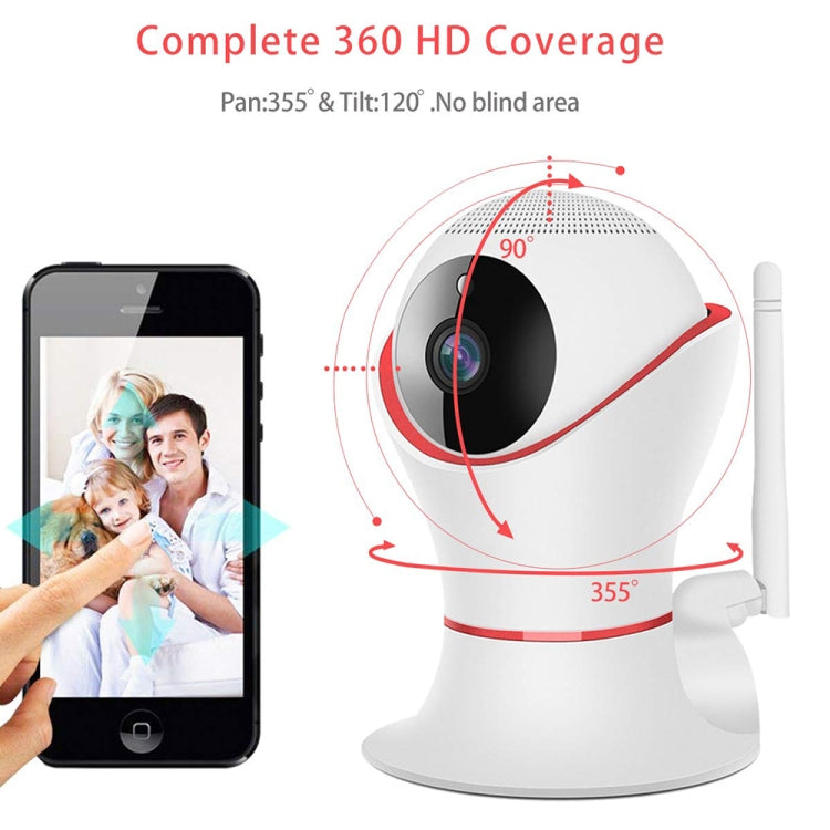 Difang DF-012CAM 1080P Wireless Camera HD Night Vision Smart Wifi Mobile Phone Remote Housekeeping Shop Monitor (Red)