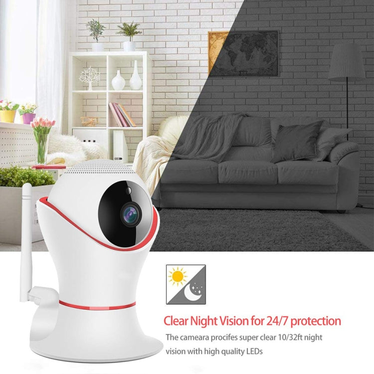 Difang DF-012CAM 1080P Wireless Camera HD Night Vision Smart Wifi Mobile Phone Remote Housekeeping Shop Monitor (Red)