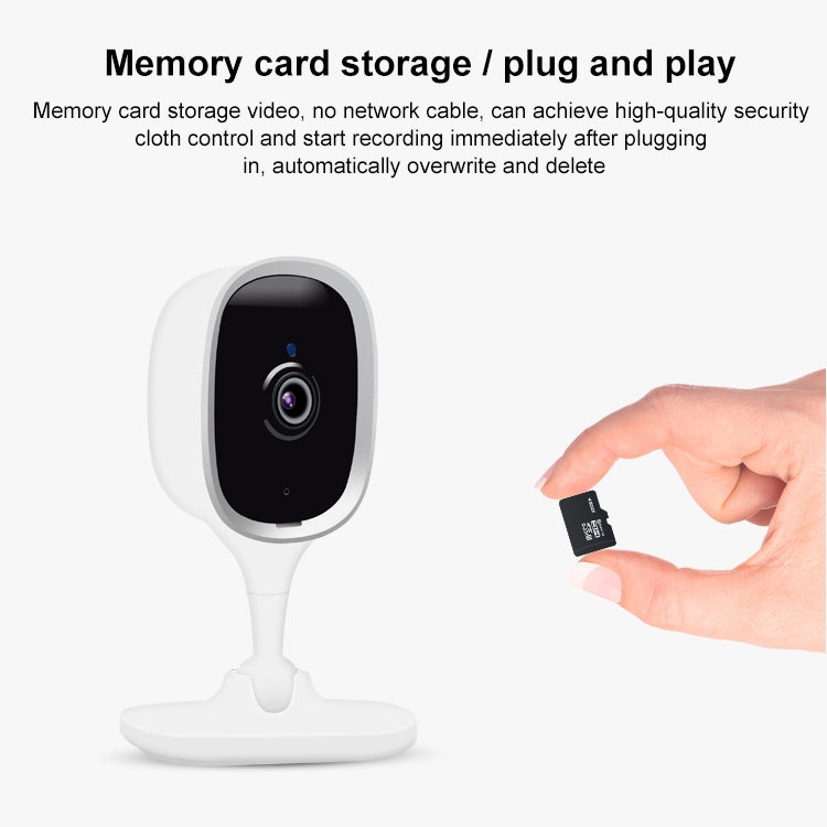 K8 2MP Baby Phone Remote Home Voice Intercom Wireless Smart Monitor(White)